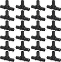 25pcs 1/2" Poly PPSU Barb Crimp PEX Tee Fittings, No Lead | by PXZBLG