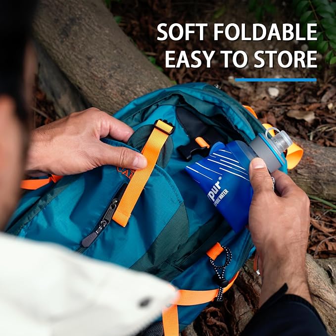 Collapsible Squeeze Water Filter Bottle - 1000ml - Image 6