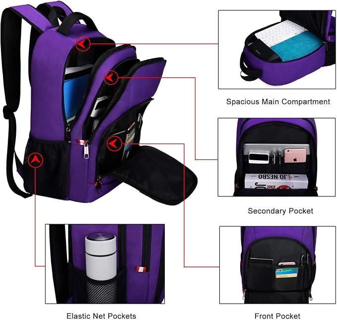 Travel Laptop Backpack, Small Backpack - Image 3