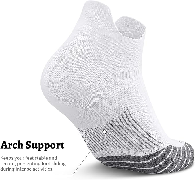 PAPLUS Ankle Compression Sock for Men and Women 2/4/6 Pairs, Low Cut - Image 4
