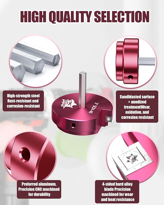 6 Pcs PVC Pipe Reamer Kit, PVC Fitting Saver Plastic Pipe Fitting Reamer | - Image 4