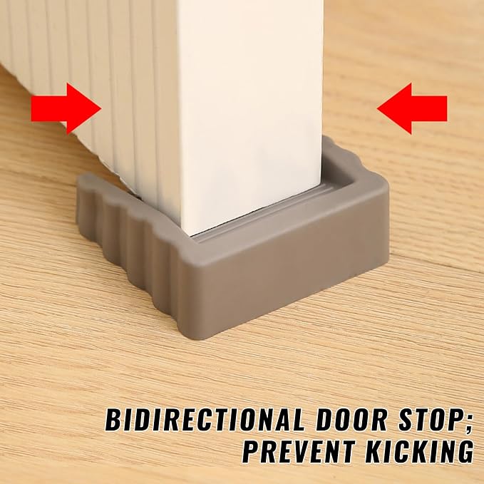 Rubber Doors Stops Door Stop Wedges, Door Wedges to Keep Door Open - Image 4