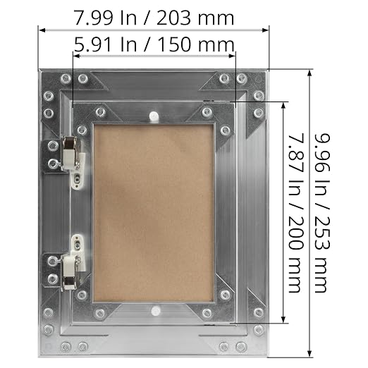 6" x 8" Waterproof Drywall Access Panel, Tileable and Paintable Ceiling and - Image 6