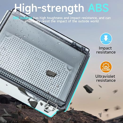 Junction Box Waterproof Outdoor Electrical Box IP67 ABS Project Enclosure | - Image 5