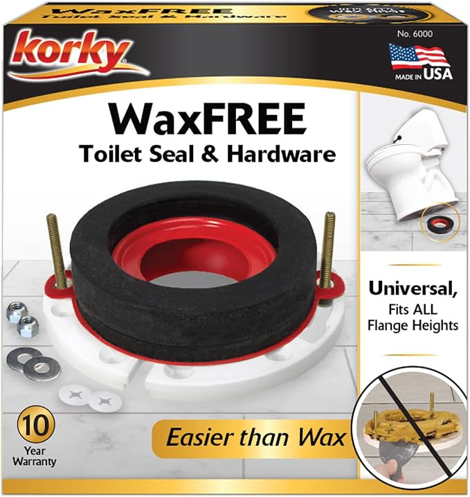 Korky WaxFree Toilet Seal Kit - Image 6