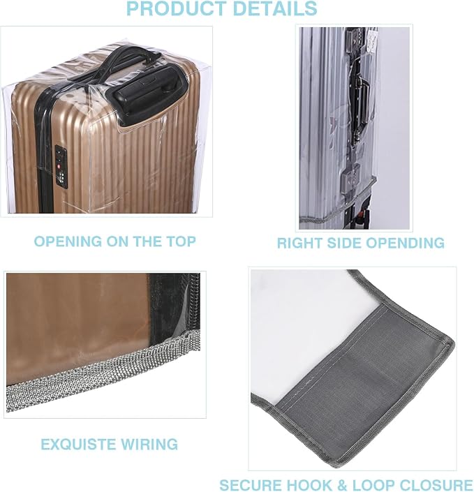Clear PVC Suitcase Cover - Image 6