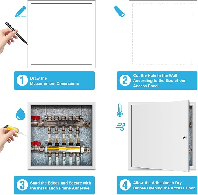 Access Panel for Drywall, 22 x 22 inch - Image 4