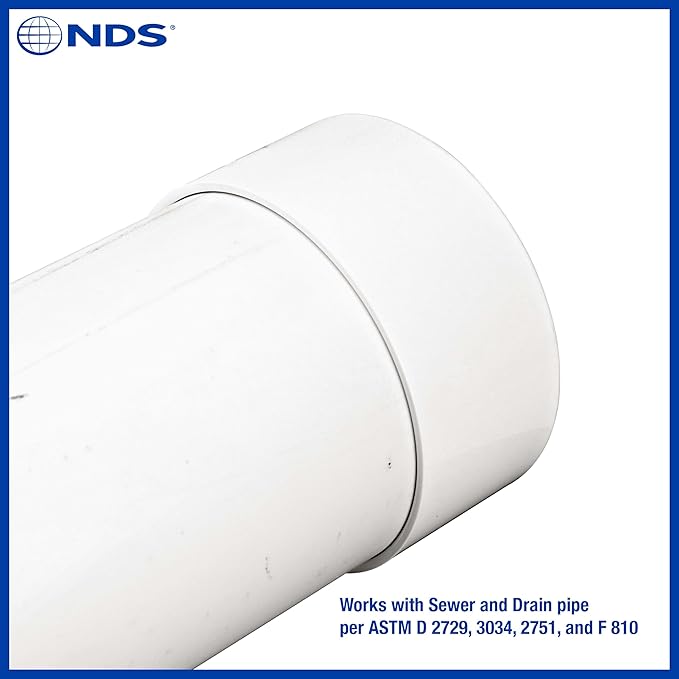 NDS 6P06 PVC S&D Cap, Makes Solvent-Weld Connections, - Image 6