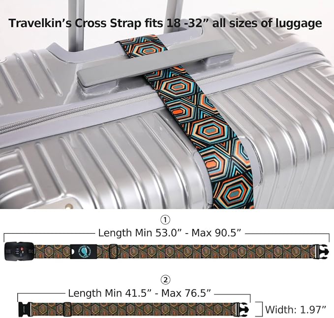 Travelkin Luggage Straps TSA Approved - Image 4