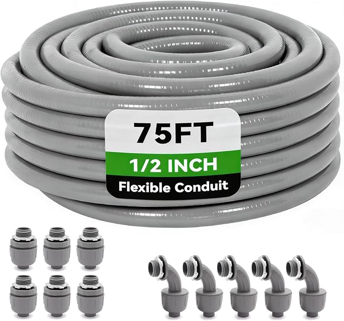 75 Foot Liquid-Tight Conduit Kit by Ohhose