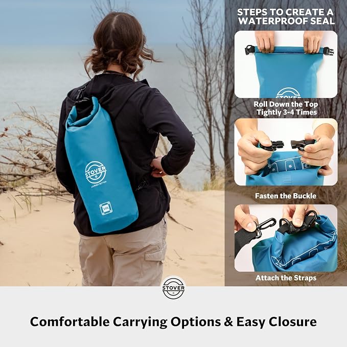 STOVER 5/10/25/30/40/55L Waterproof Backpack- Floating Dry Bag - Image 5