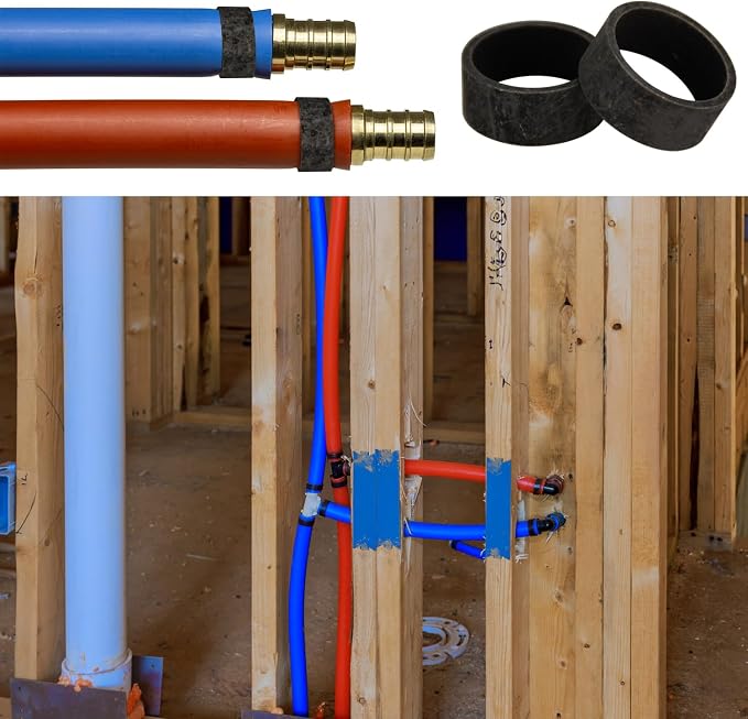 25 Pack 1" PEX Copper Crimp Rings | - Image 6