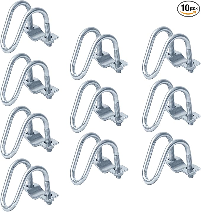 10 PCS Cross Clamp Greenhouse Connector Fits 1/2" x 3/4" EMT Conduit | Clamp by eoere