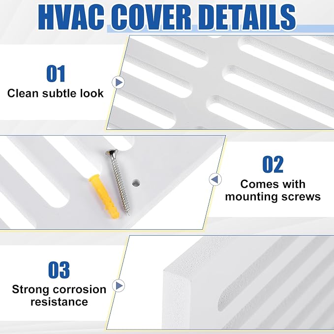 Leinuosen 4 Pcs 14 x 8 Inch Return Air Vent Cover Fit - Image 3
