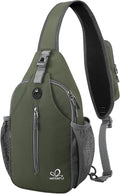 WATERFLY Crossbody Sling Backpack Sling Bag Travel Hiking Chest Bags Daypack by Waterfly