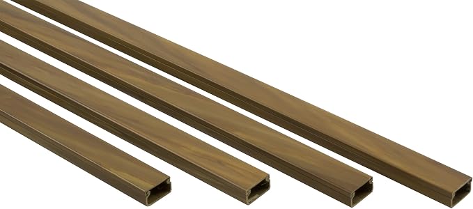 Easylife TV Wire Hider Wall Mounted 10 Feet Brown Cord Cover Kit - Image 4