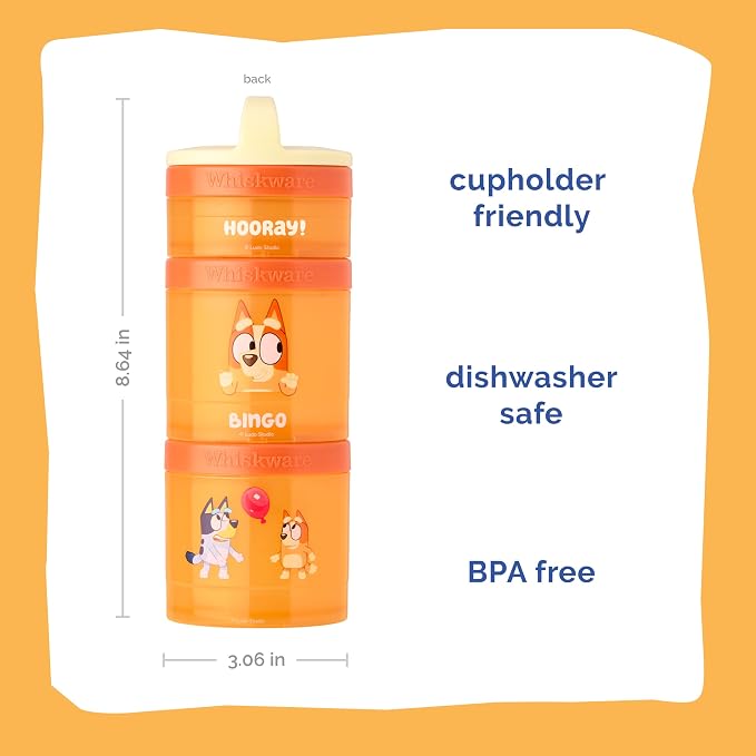 Whiskware Bluey Stackable Snack Containers - Image 2