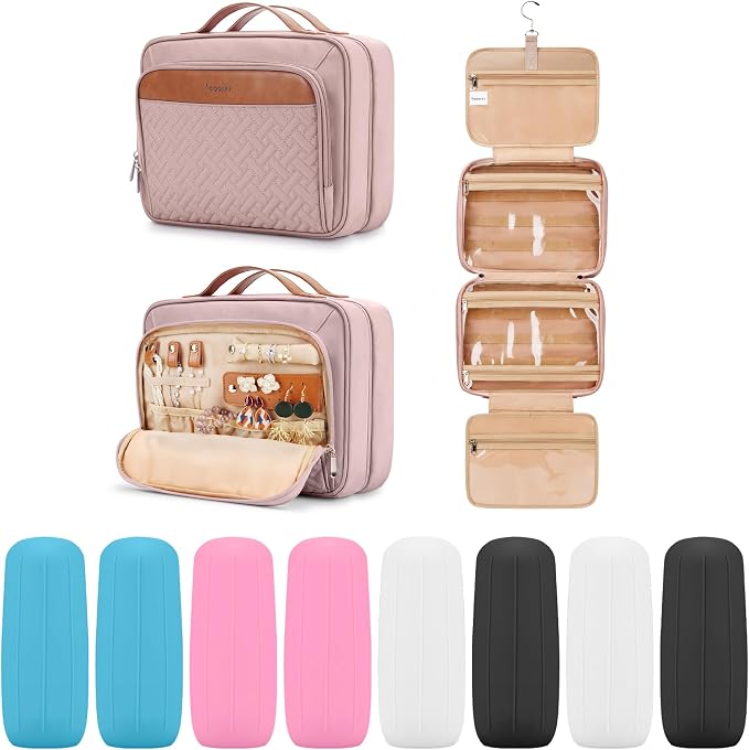 Travel Hanging Toiletry Bag for Women and Men, by COOSKY
