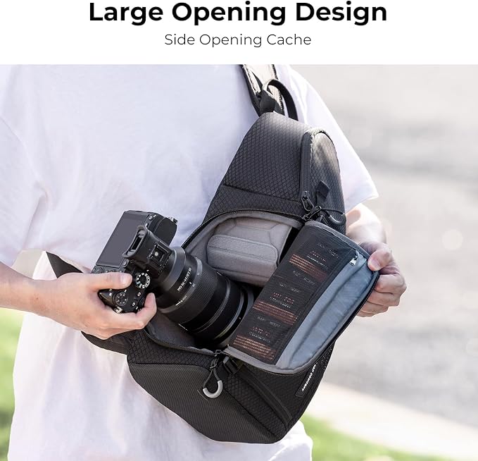 K&F Concept Camera Sling Bag Crossbody Bag Camera Shoulder Backpack - Image 5