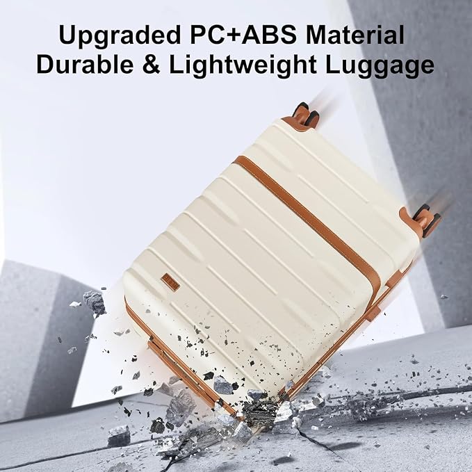Carry on Luggage Sets with YKK Zippers, 20 Inch Expandable Carry-on Suitcase - Image 2