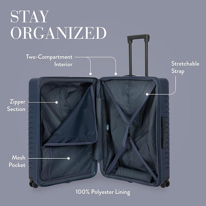 Bric's B|Y Ulisse Spinner Suitcase, Expandable Hard Shell Luggage - Image 3