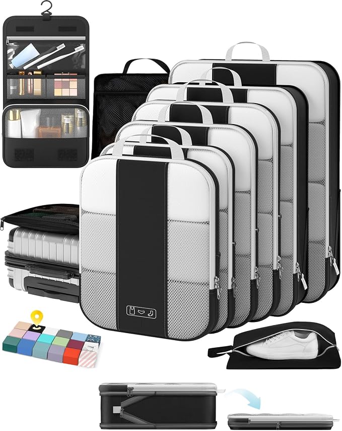 10 Set Compression Packing Cubes by OlarHike