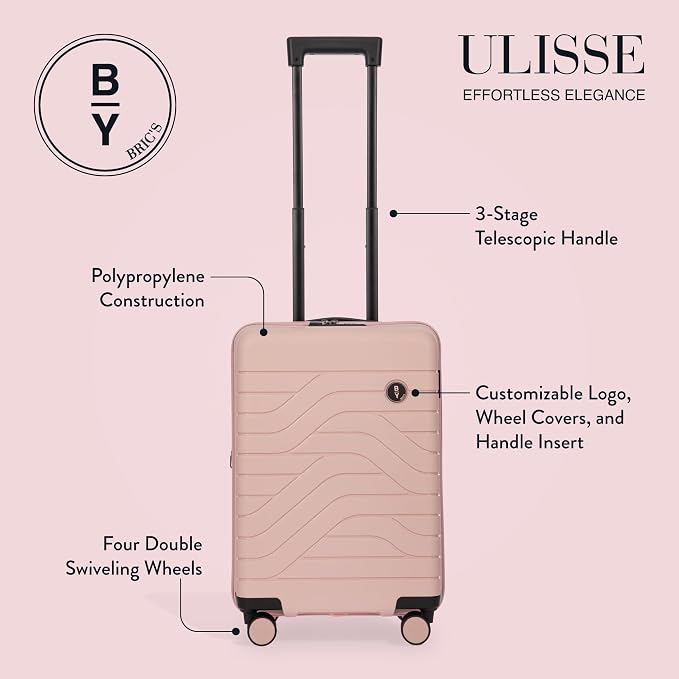 Bric's B|Y Ulisse Spinner Carry-On Suitcase, Lightweight Expandable Hard Shell - Image 2