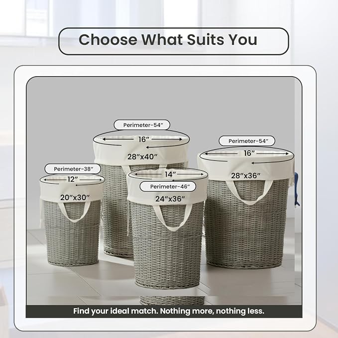 LFH Home Cotton Canvas Extra Large Laundry Bag - Image 2