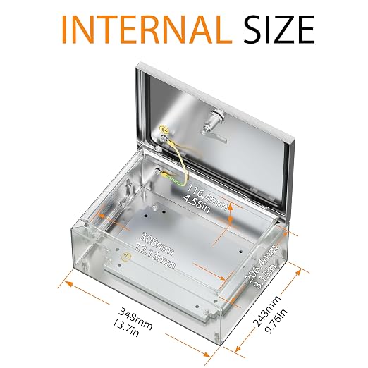 Stainless Steel Enclosure, IP65 Waterproof Electrical Box - Image 6
