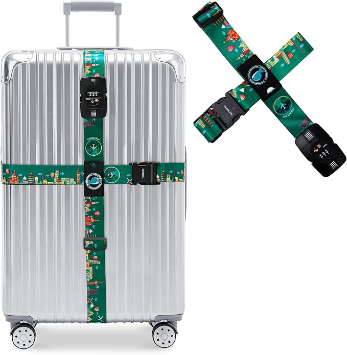 Travelkin Luggage Straps TSA Approved by MoreThanTravel