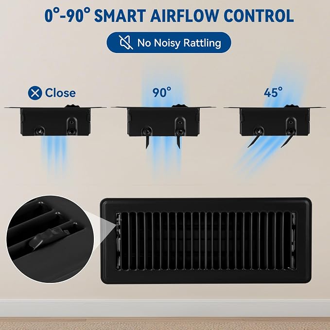 4" x 12" Floor Register Vent Covers 6-Pack - Image 5
