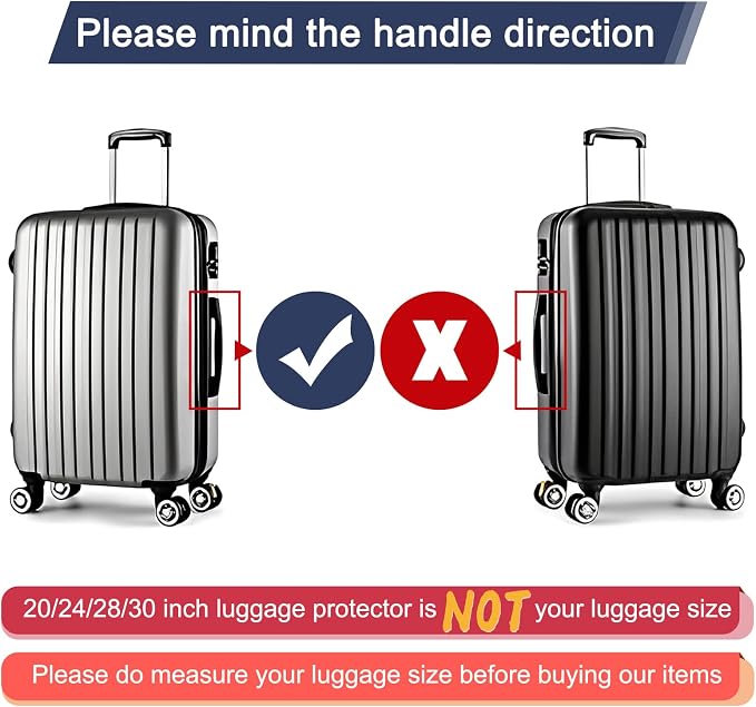 20 Inch Luggage Covers for Suitcase TSA Approved, Carry On Luggage Cover - Image 3