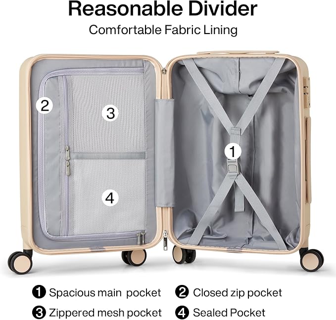 Hanke 28 Inch Luggage Large Suitcase - Image 5