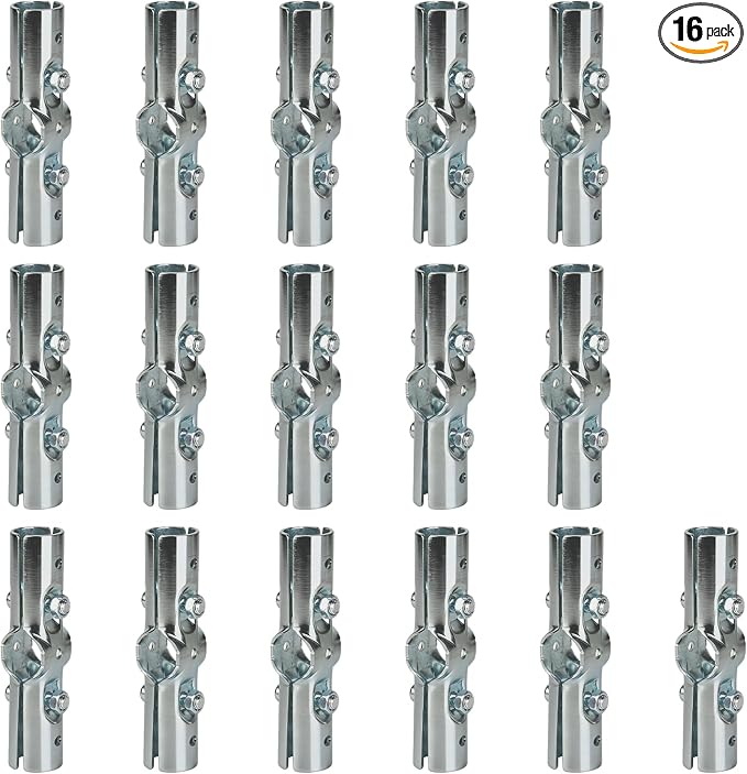 180 Degree Pipe Clamp Cross Connector Fittings by Unknown
