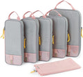 BAGSMART 6 Set /4 Set/2 Set Compression Packing Cubes by BAGSMART