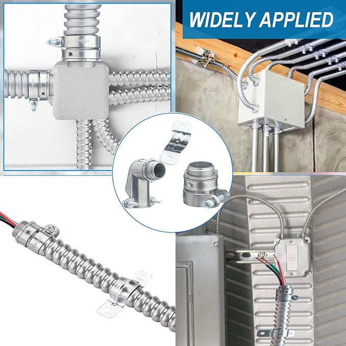 eflyefly 1/2 Flexible Metal Electrical Conduit Part Kit | - Image 4