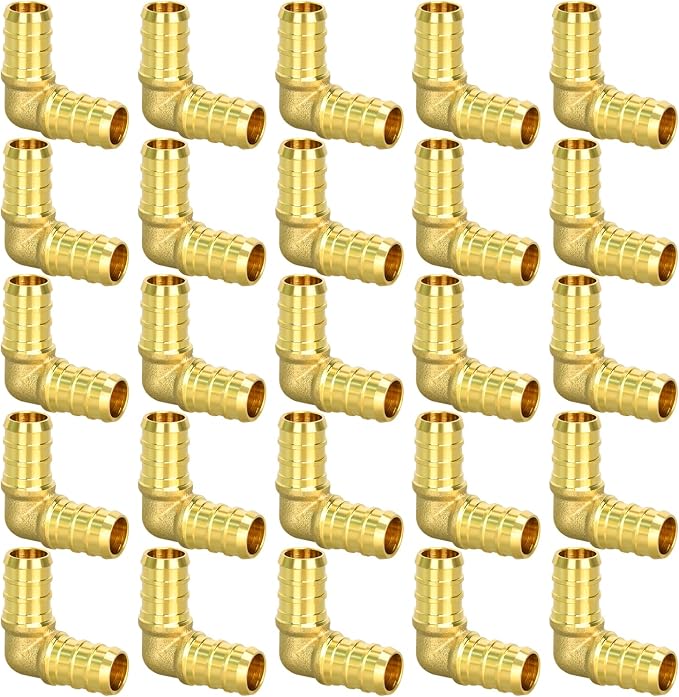 25 Pack 1/2“ PEX Fittings, Brass Fitting | by RUBY.Q