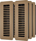 Floor Register 2x10, 6 Pack Brown Floor Vent Covers by HQZHQZ