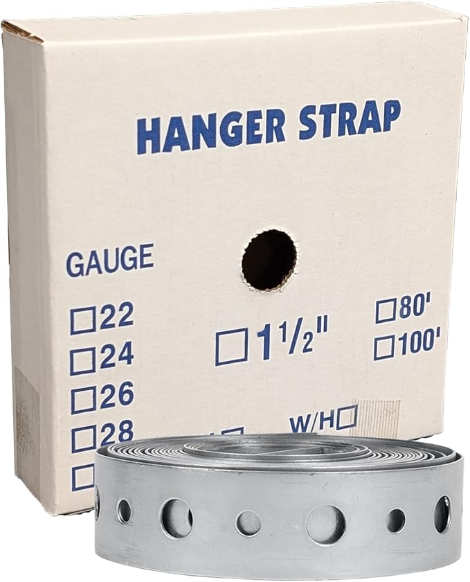 1.5" Hanger Strap 80' Bx. 24ga by Unknown