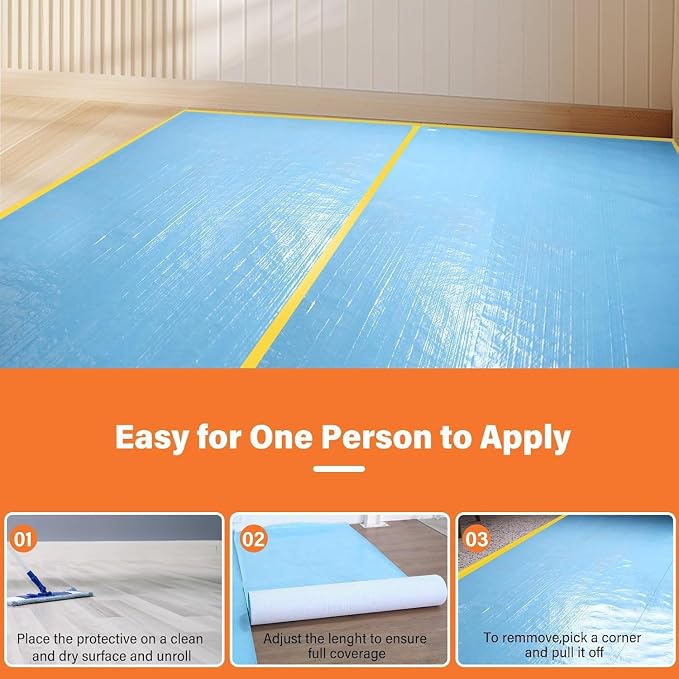 Temporary Floor Protection for Construction, Renovation, Protector Film for - Image 8