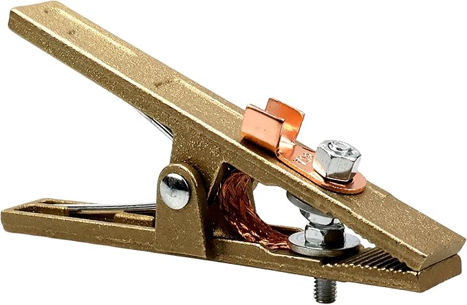 300-Amp Welding Ground Clamp, Brass A-shape Earth Clamp by Unknown