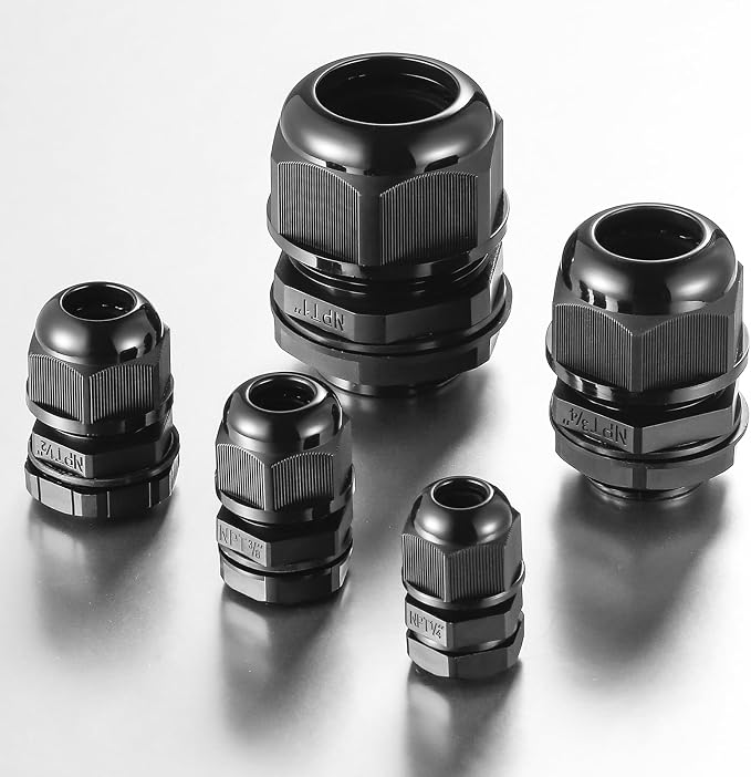 RTHIEAI 4 Pcs 1" NPT Nylon Cable Gland Joints - Image 3