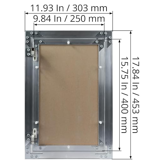 10" x 16" Waterproof Drywall Access Panel, Tileable and Paintable Ceiling and - Image 6