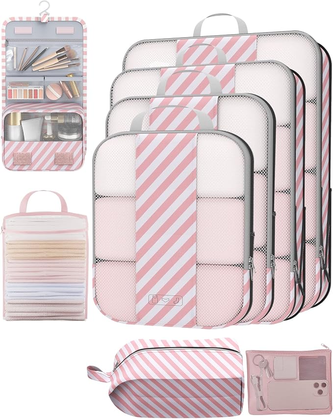 8 Set Compression Packing Cubes by OlarHike
