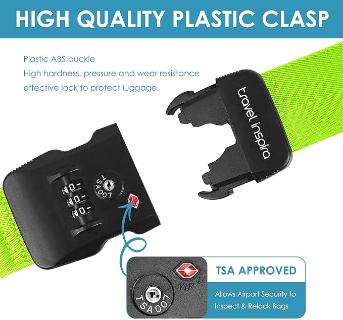 Travel Inspira Luggage Straps for Suitcases - Image 7