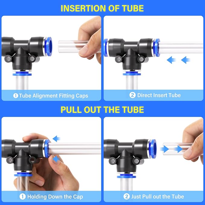 TAILONZ PNEUMATIC 14mm od Push to Connect Fittings Pneumatic Fittings Kit 5 - Image 6