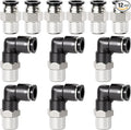TAILONZ PNEUMATIC Elbow and Straight Combination 5/32 Inch Tube OD x 1/4 Inch by TAILONZPNEUMATIC