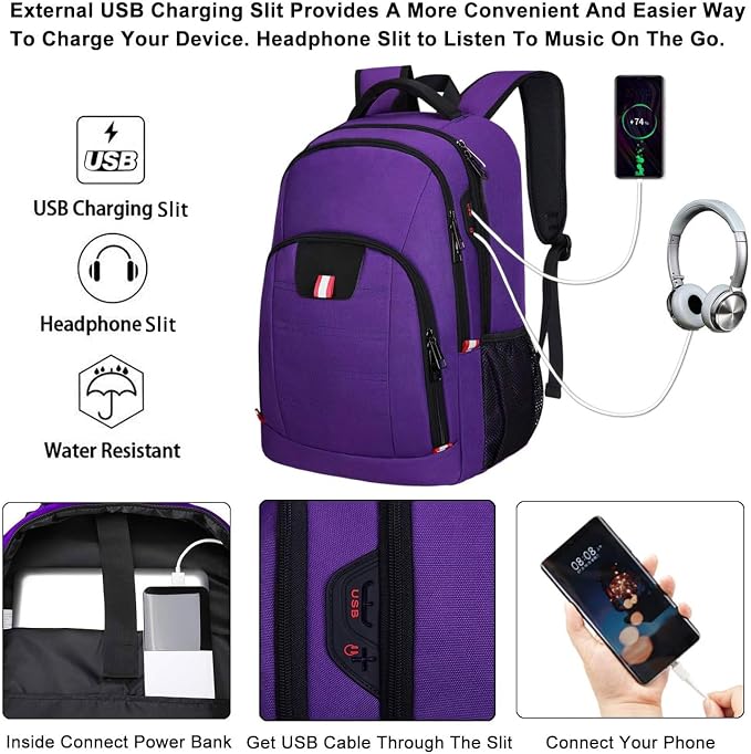 Travel Laptop Backpack, Small Backpack - Image 2