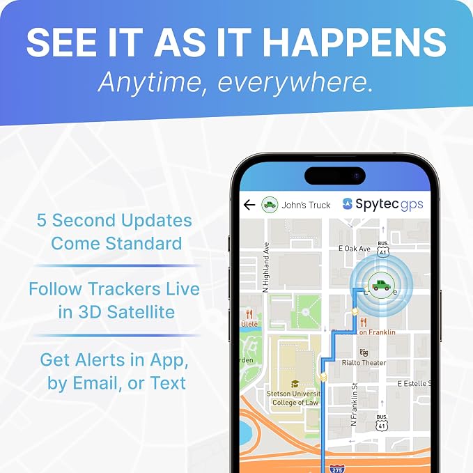 Spytec Atlas GPS Tracker for Vehicles & Kids | Up to 14-Day Battery Life | - Image 5