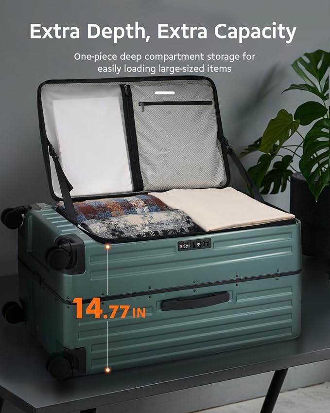 Checked Luggage, Large Suitcase 29 Inch Trunk Luggage - Image 2